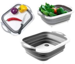 Imported White Foldable Sink Tray Multipurpose