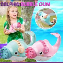 Dolphin Gatling Bubble Gun with box