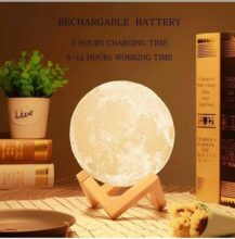 3D 7 color changing moonlight rechargeable imported quality
