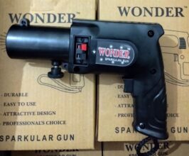 Artificial cold/colorful pyro sparkular gun heavy-duty