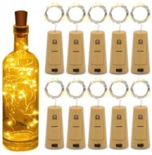 Led bottle decoration cork light multicolor