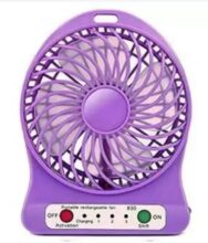 Portable rechargeable mini fan with USB