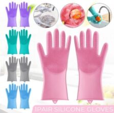 Silicone hand gloves for multipurpose use
