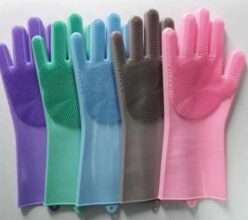Silicone hand gloves for multipurpose use