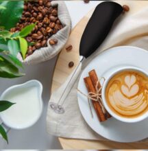 Milk frother handheld drink mixer multipurpose usess fine quality with box