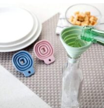 Silicone Collapsible funnel for liquid oil