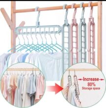 Magic folding hanger