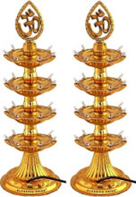 28 Led light 4 Layer Diya for worship