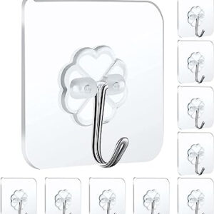 Unique Self Adhesive Wall Hanging Hooks Heavy Duty Multi-Functional Waterproof
