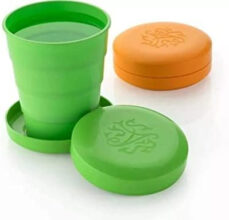 Magic cup folding pocket glass for multipurpose use