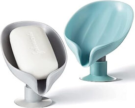 Leaf-Shape Self Draining Soap Dish Holder