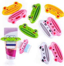 Toothpaste tube dispenser squeezer