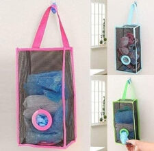 Kitchen Organizer Plastic Wall Hanging Garbage Bags Multipurpose