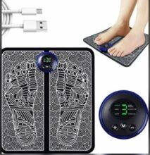 Amazing EMS electric portable foot massager pad