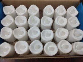 Flameless & Smokeless White Led Candle Set of 24