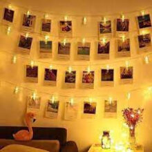 Heart Shape Light with Clip for Photo Holder