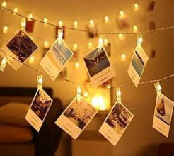 Clip Shape Led Light with Photo Holder