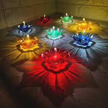 Amazing Reflection 2 in 1 Diya's Manual and Water Sensor set of 6