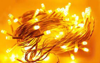 35 Meter 8MM Pixel Led Decorative Yellow Light