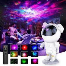 Amazing Astronaut Star Projector Night Light with Remote Big Size