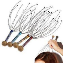 Metal Octopus-Shaped Scalp Head Massager