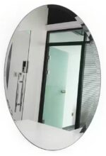 Frameless ovel shape mirror 20×30CM