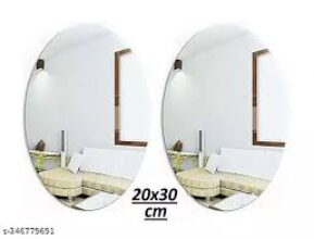 Frameless ovel shape mirror 20×30CM