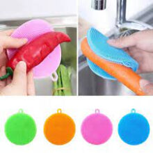 Multipurpose Silicone Dishwashing Scrubber