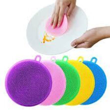 Multipurpose Silicone Dishwashing Scrubber