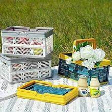 Collapsible Shopping Basket with Handles