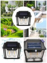 Amazing Solar Interaction Wall Lamp Two Blub With Box Imported Quality
