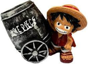 Antique Luffy Pen Holders/planter (Black)