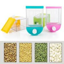 Wall Mounted Push Button Storage Container with Box
