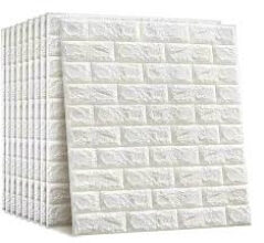 3D Self Adhesive Brick Shape Wallpaper 70 x 77cm
