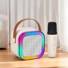 Colorful Karaoke Bluetooth Speaker with Stereo Sound with mic