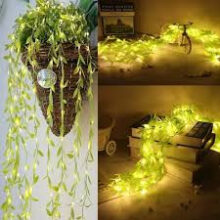 Leaf Shape Curtain Light Decorative for Home & Office