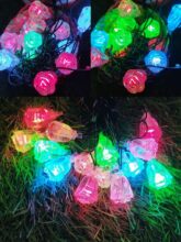 Rose shape crystal decorative Light