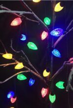 Crystal Pine Cone string light Fine Quality
