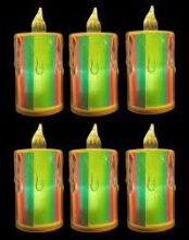 Crystal UV King Smokeless Candles Multicolor Imported Premium Quality