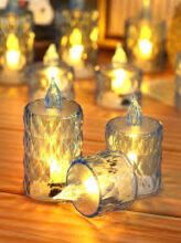 Luxury Flameless Big B Crystal Candle Lights Imported Premium Quality
