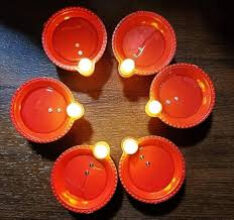 Water Sensor Big Flame Diya