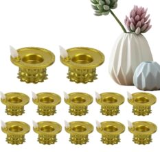 Golden Water Sensor Diya set of 6