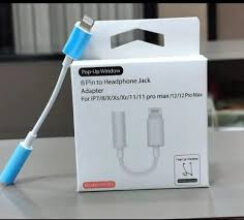 8 PIN to Headphone Jack Adapter