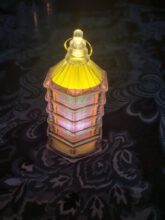 Premium rainbow candle big size
