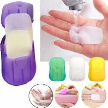 20 Pcs Travel Soap Paper For Regular Use