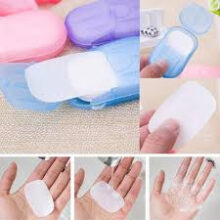 20 Pcs Travel Soap Paper For Regular Use