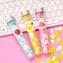Tube Shape Bottle Paper Soap set of 4