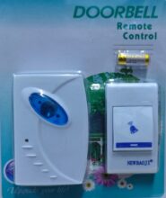Cordless Wireless Doorbell with remote control and music multicolor