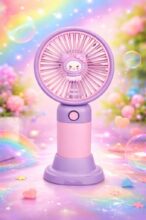 Mini rechargeable fan with 3 speed Imported quality