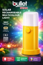 Solar Charger Multicolor Emergency Light heavy-duty